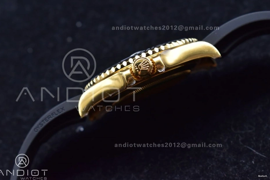 Black Ceramic 1:1 on 3D Edition Best Rubber Strap Yacht-Master VSF VS3235 42mm Black Bezel 226658 0410